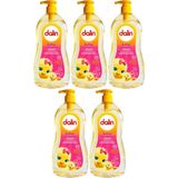 Dalin Kolay Tarama Badem Özlü 5x700 ml Bebek Şampuanı