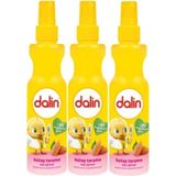 Dalin Kolay Tarama Saç Spreyi Badem Özü 200 ml x 3 Krem Renkli Yumuşaklık Sağlayan Formül