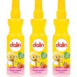 Dalin Kolay Tarama Spreyi 200 ml x 3 Badem Yağlı Göz Yakmayan Formül ile Özel Bakım