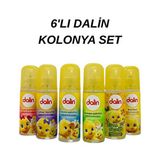 Dalin Kolonya Seti 6'lı Doğal İçerikli 150 ml Hassas Ciltler İçin Özel