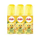 Dalin Limon Çiçeği Limon-Bergomat-Papatya 3x150 ml Bebek Kolonyası
