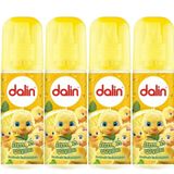 Dalin Limon Çiçeği Limon-Bergomat-Papatya 4x150 ml Bebek Kolonyası
