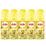 Dalin Limon Çiçeği Limon-Bergomat-Papatya 5x150 ml Bebek Kolonyası
