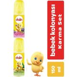 Dalin Orman Esintisi-Çiçek Bahçesi 2x150 ml Sprey Bebek Kolonyası