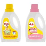 Dalin Sıvı Çamaşır Deterjanı 1,5 Lt + Çamaşır Yumuşatıcı 1,5 Lt Set - 1 kg