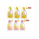 Dalin Sıvı Çamaşır Deterjanı 1500 ml, 3 Adet + Bahar Ninni Yumuşatıcı 1500 ml, 3 Adet Combo Set