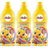Dalin Sıvı Çamaşır Deterjanı 1500 ml Renk ve Koruma (Hipoalerjenik) (3 Lü Set) - 1,5 lt