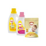 Dalin Sıvı Çamaşır Deterjanı 1500ml + Çamaşır Yumuşatıcısı 1500ml + Granül Sabun 1 Kg
