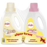 Dalin Sıvı Deterjan 1200 ml + Yumuşatıcı 1200 ml - 1,2 lt