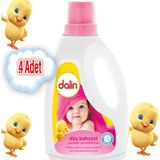 Dalin X4 Adet Sıvı Çamaşır Yumuşatıcısı Düş Bahçesi 1500 ml - 6 lt