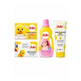 Dalin Yenidoğan Bebek Bakım Ve Çamaşır Seti - Pişik Kremi 100 Ml + Likit Pudra 100 Ml + Konsantre Yumuşatıcı 1200 Ml + Bebek Sabunu