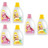 Dalin Yumuşatıcı Düş Bahçesi 1500 ml X3 + Sıvı Bebek Çamaşır Deterjanı Hassas Ciltler 1500 ml X3 - 1,48 lt