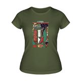 Dali’nin Çilingiri Kadın Tişört (Haki, 2XL)