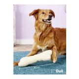 Dalipet Büyük Boy Peluş Kemik Şekli Oyuncak, Yumuşak ve Güvenli Oyun, 40x20 cm Boyutlarında, Eğlenceli