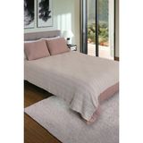 Dalisa Mathilda Örgü Yumuşak Yatak Örtüsü ve Evde Kullanılabilir Hafif Battaniye - Bej - 200 x 220 cm