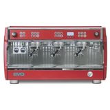 Dalla Corte EVO2-H-3-R Evo 2 HV 3 Gruplu Kırmızı Kahve Makinesi