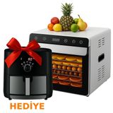 Dalle SS-06A Paslanmaz Meyve Sebze Kurutma Makinesi ve Airfryer