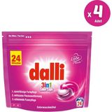 Dalli Renkli Çamaşırlar İçin Kapsül Çamaşır Deterjanı 3'ü 1 Arada 24 Yıkama (1 koli/4 adet)