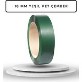 Dalpak Ambalaj 16 mm Yeşil Polyester ( Pet ) Çember 1000 Metre - 1 Adet