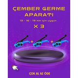 Dalpak Ambalaj 3 Adet Pet & Kompozit Lifli Çember ( Şerit ) Germe Makinası / Bağlama Aparatı ( 13 / 16 / 19 mm Uyumlu ) Aksesuar - 1 Adet