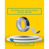Dalpak Ambalaj Alüminyum Folyo Bant 50 x 25 Metre 2'li - 1