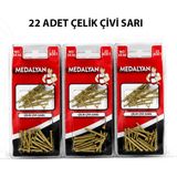 Dalyan DL-71 Çelik Çivi 3x30 22 Adet Sarı - 12'li Paket