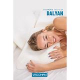 Dalyan Ergonomik Visco Yastik Ortopedik Hafizali Visco Yastik 56X42x12-11 Cm