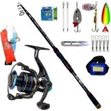 Dam Quick Fun-Tech 3 Mk1 4000 Fd 270CM 14-42GR Oslo Master Turna Tele Spin Olta Takımı Seti