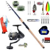 Dam Steelhead Iconic 270CM 7-28GR Okuma Revenger Rv-40 Turna Tele Spin Olta Takımı Seti