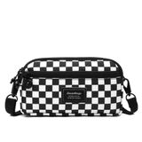 Dama Desenli Unisex Mini Cüzdan Smart Bags 1112 Beyaz