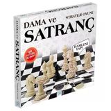 Dama ve Satranç Strateji Oyun Seti - Mavi Su Dünyası