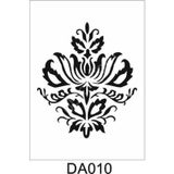Damask Desen Stencil Şablon (21x30) Da-010
