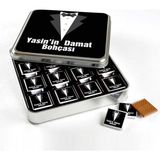Damat Bohçası 32 Adet Madlen Çikolata Metal Kutu (Model-1)