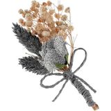 Damat Yaka Çiçeği - Standart - Antrasit - Saks