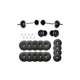 Dambıl Premium 68 Kg Z Bar Halter Seti Seti ve Ağırlık Fitness Seti (Orijinal Hammadde)