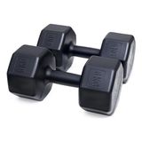 Dambıl Seti, 2 x 6 kg Ağırlık, Plastik Malzeme, Siyah, Spor ve Egzersiz Için - Çok Renkli