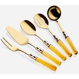 Dame Marie Diamond Amber 5 Parça Akrilik Servis Seti