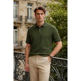 Damga Erkek Elite Comfort Haki Polo Yaka Tişört - 6XL