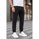 Damga Erkek Rahat Comfort Bol Paça Füme Kot Pantolon - 32