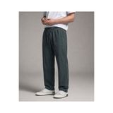 DAMGA JEANS Erkek Beli Lastikli Bol Paça K.Haki Keten Pantolon
