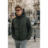 DAMGA JEANS Erkek Cepli Elite Comfort Astarlı Haki Yağmurluk & Rüzgarlık
