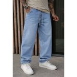 DAMGA JEANS Erkek Günlük Bol Paça Mavi Baggy Pantolon