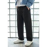 DAMGA JEANS Erkek Günlük Jogger Siyah Baggy Keten Pantolon