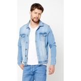 Damga Jeans Erkek Mevsimlik Buz Mavi Pamuklu Rahat Kot Ceket - Açık Mavi