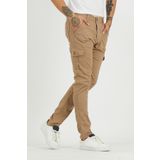 DAMGA JEANS Erkek Yüksek Bel Esnek Camel Bol Kargo Cepli Pantolon