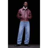 DAMGA JEANS Erkek Yüksek Bel Trend Mavi Kot Baggy Pantolon