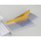 Damga Market Pvc Yapışkanlı Açılı Raf Etiketliği 5 cm x 10 cm - 50'li Paket - PL-50100