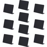 Damgamarket (194) Pvc Büyük L Kara -Tahta Stand 10X10 Cm, Pastane,fırın,büfe,parti Masa Stand,