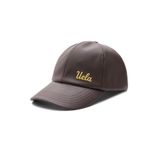 DAMIAN Kahve Baseball Cap Suni Deri Nakışlı - Unisex Şapka, STANDART