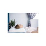 DAMIEN Ortopedik Visco Yastık 60x40x14-12 cm – Medikal Çift Boyun Destekli Memory Foam (Çantalı Ürün)